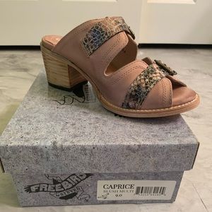 New- never worn. Freebird Caprice blush color